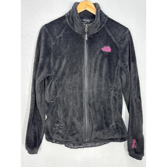 The North Face Jackets & Blazers - The North Face Osito Fleece Jacket Womens Black Breast Cancer Awareness Medium
